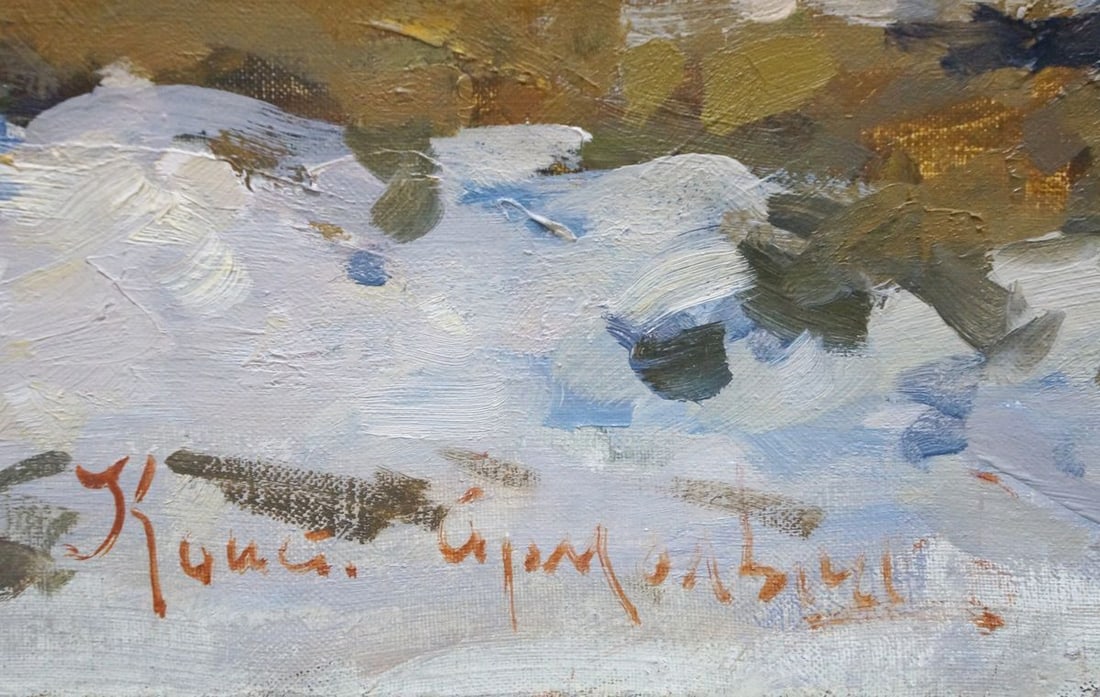 Oil painting Early spring Konstantin Yermol'shev - 6