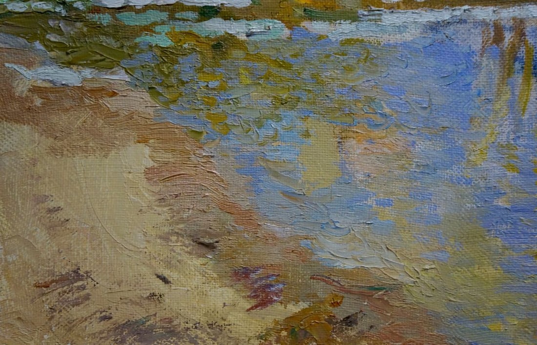 Oil painting End of winter Mynka Alexander Fedorovich - 2