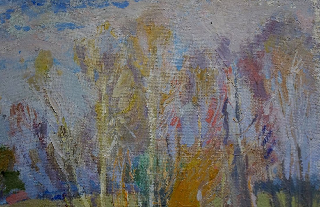 Oil painting End of winter Mynka Alexander Fedorovich - 4
