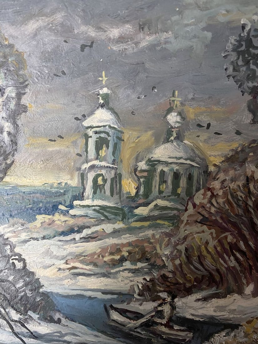 Oil painting March Alexander Arkadievich Litvinov - 3