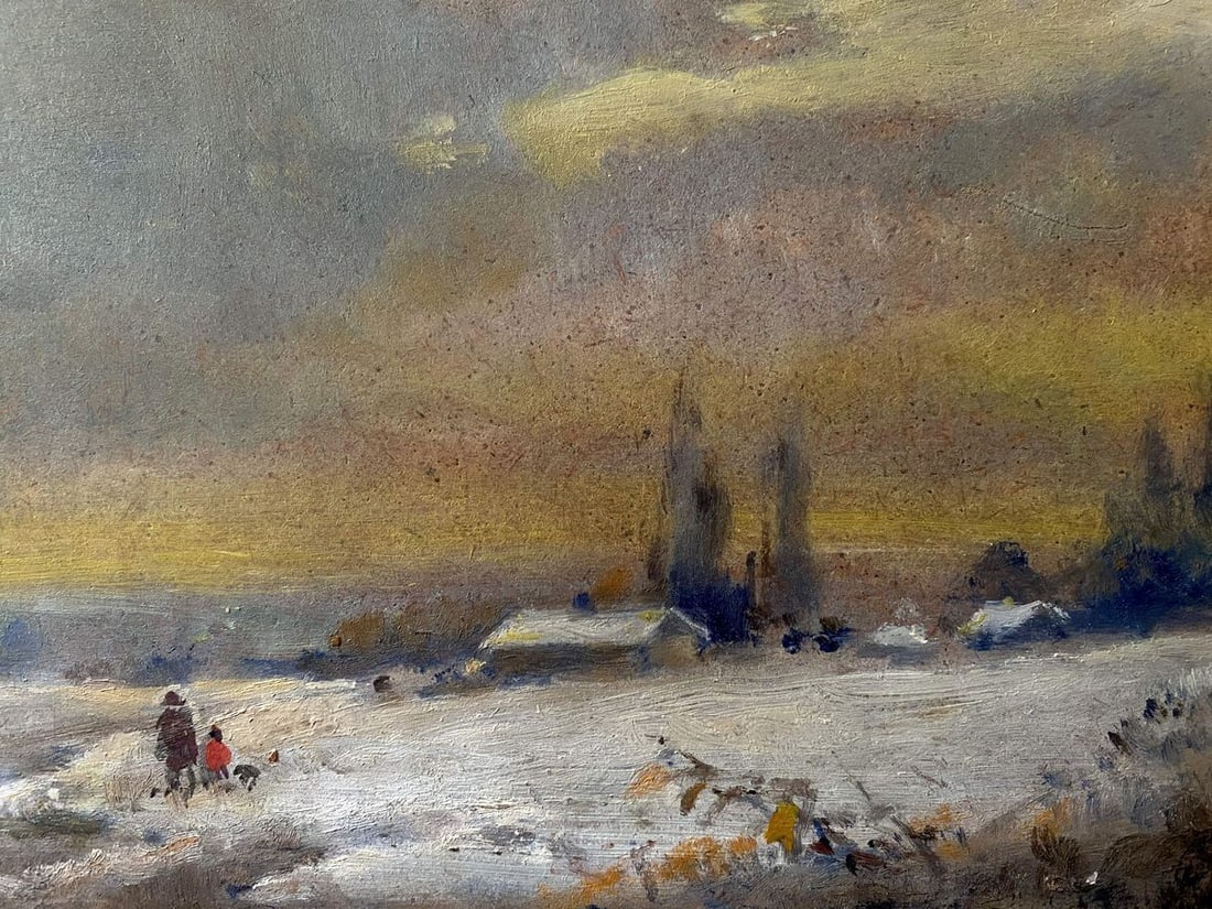 Oil painting February Litvinov Oleg Arkad'yevich - 2