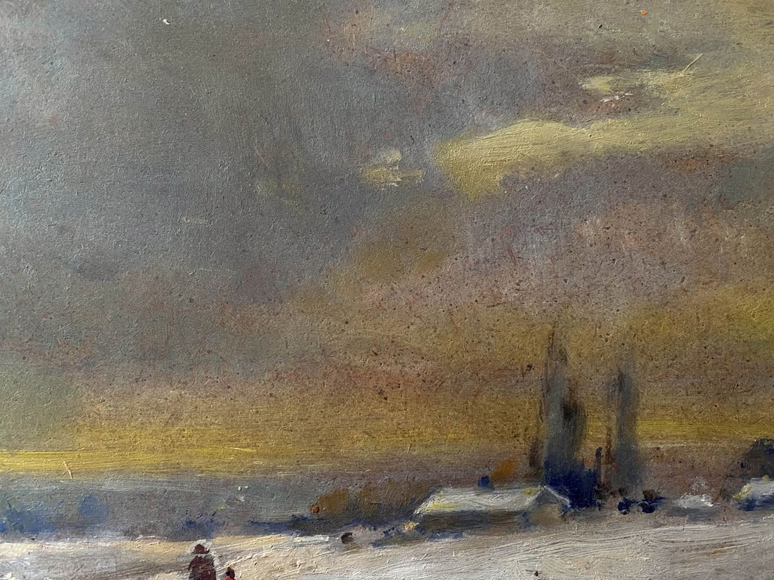 Oil painting February Litvinov Oleg Arkad'yevich - 3