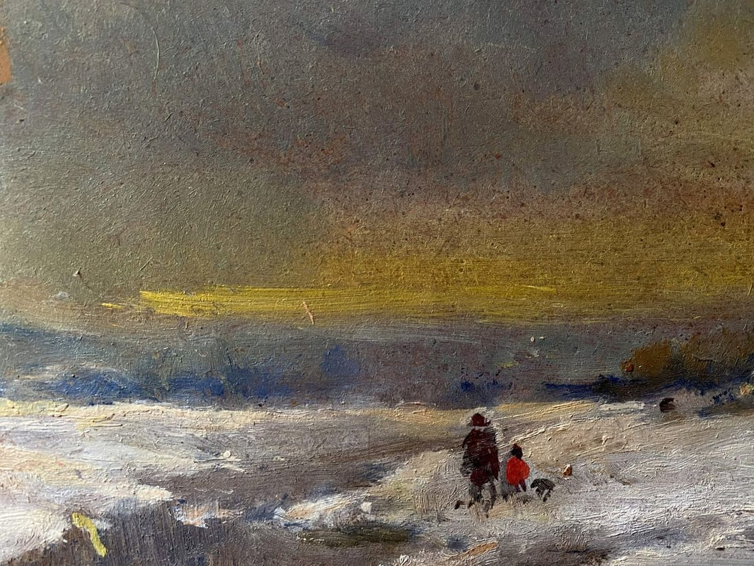 Oil painting February Litvinov Oleg Arkad'yevich - 4