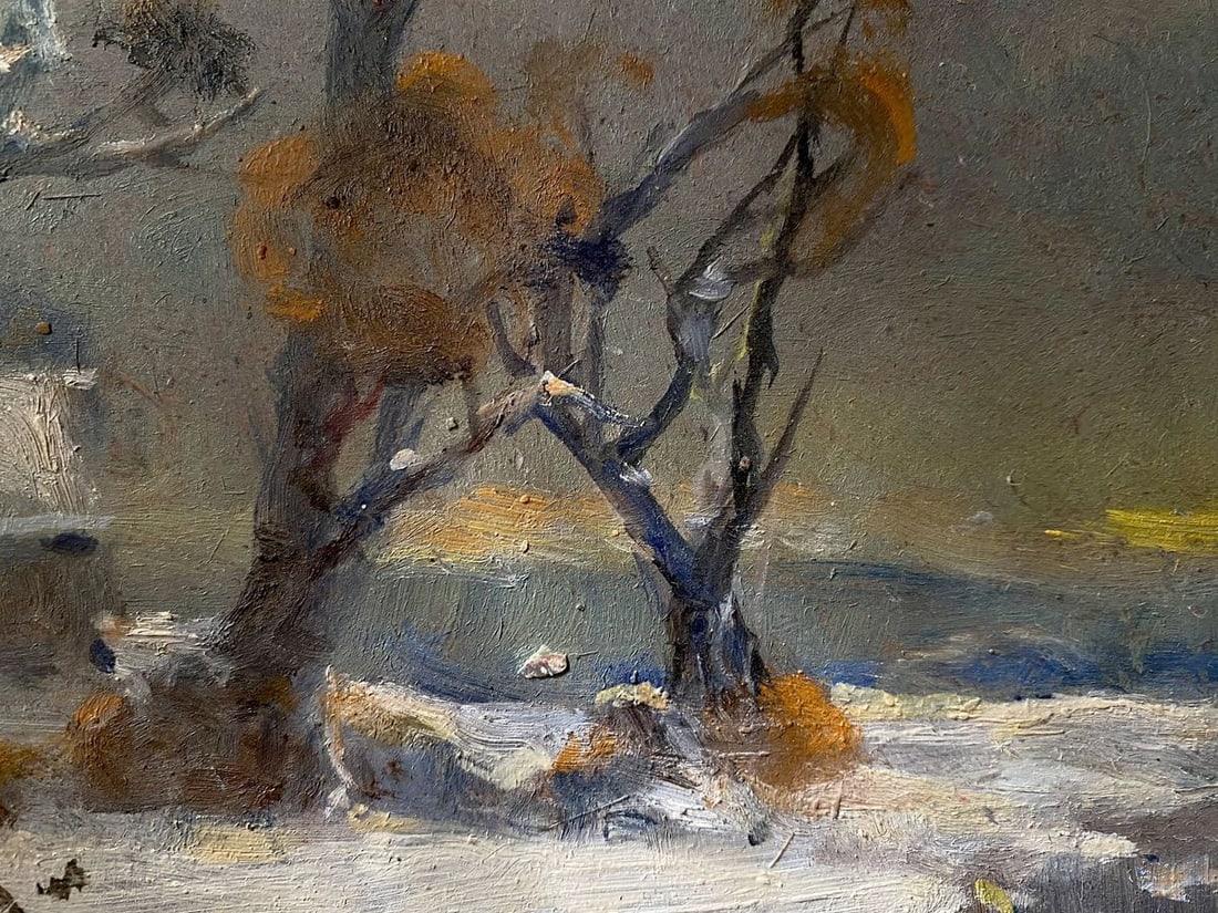 Oil painting February Litvinov Oleg Arkad'yevich - 5