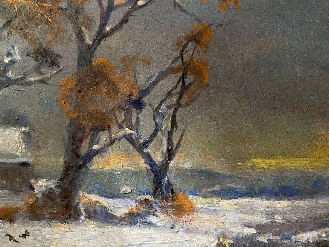 Oil painting February Litvinov Oleg Arkad'yevich - 9