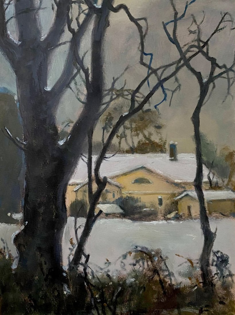 Oil painting Winter Litvinov Oleg Arkad'yevich: Title: Oil painting Winter Litvinov Oleg Arkad'yevich Description: NoLitv 301 *** ABOUT THIS PAINTING *** * TITLE: "Winter" * ARTISTS: Litvinov Oleg Arkad'yevich * SIZE: 39x29 cm/'15.35x11.41 inches' 