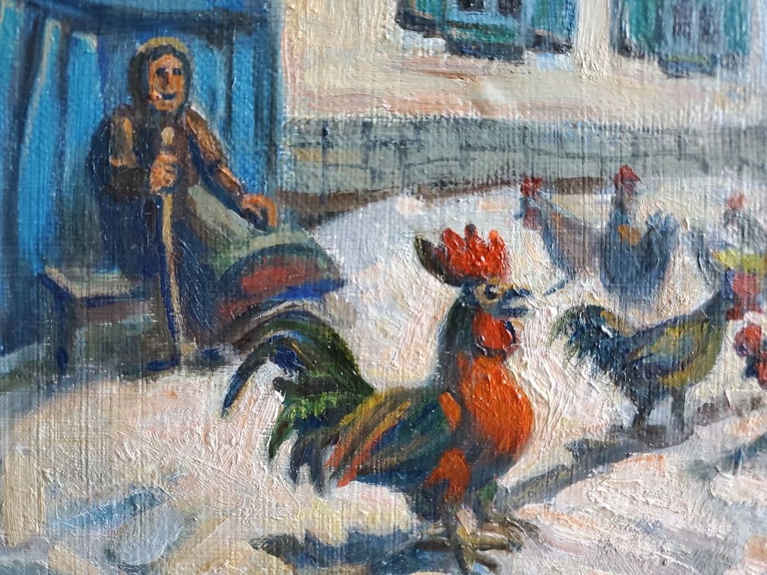 Oil painting in the Ukrainian hinterland Litvinov Daniil Olegovich - 2