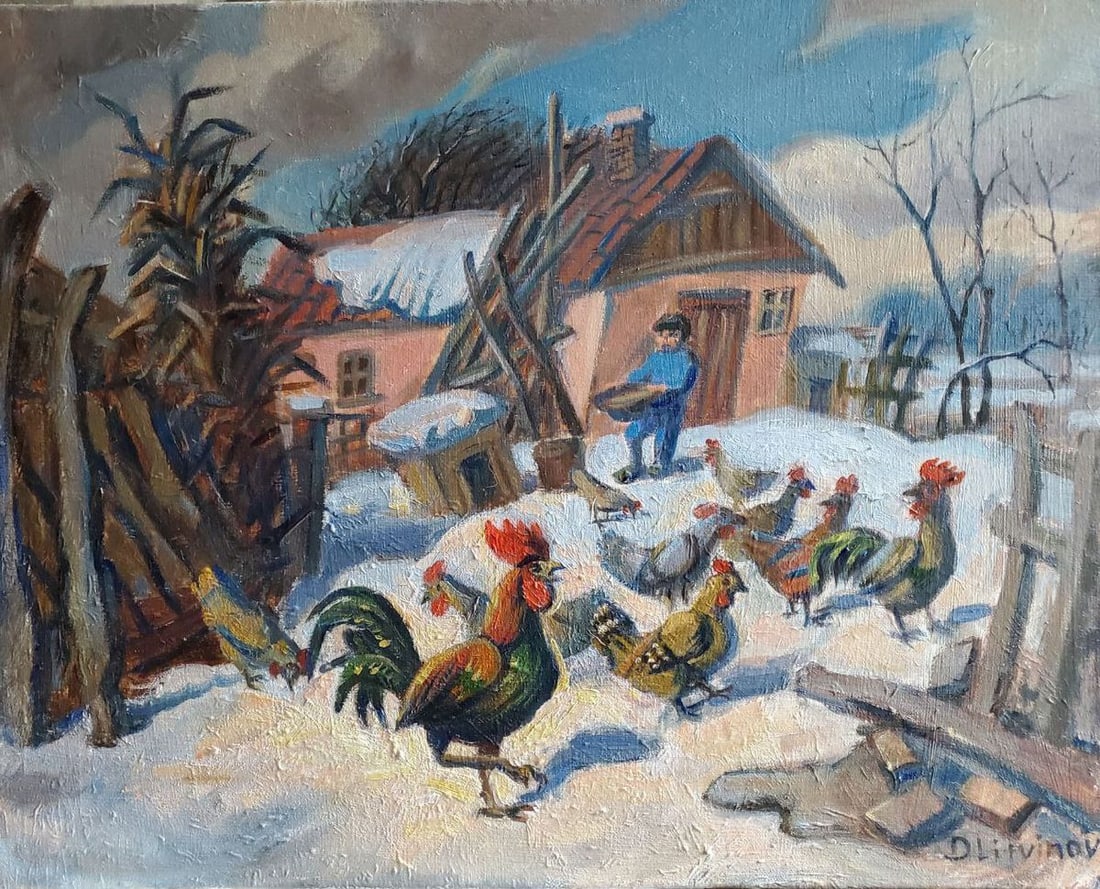 Oil painting Spring Litvinov Daniil Olegovich (1 of 7)
