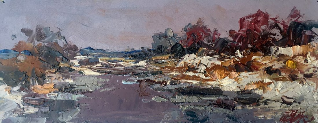 Oil painting Cloudy winter day Alexander Nikolaevich Cherednichenko: Title: Oil painting Cloudy winter day Alexander Nikolaevich Cherednichenko Description: NoAAA2445 *** ABOUT THIS PAINTING *** * TITLE: "Cloudy winter day" * ARTISTS: Alexander Nikolaevich