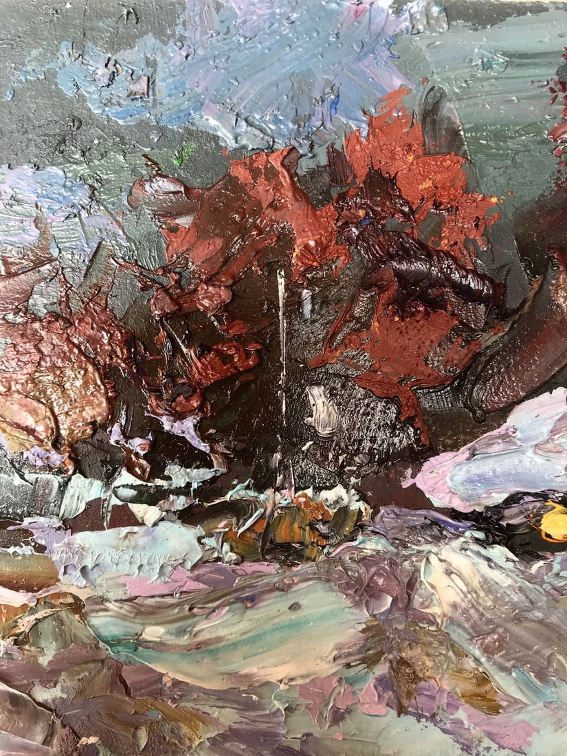 Oil painting Outskirts of the village Alexander Nikolaevich Cherednichenko - 4