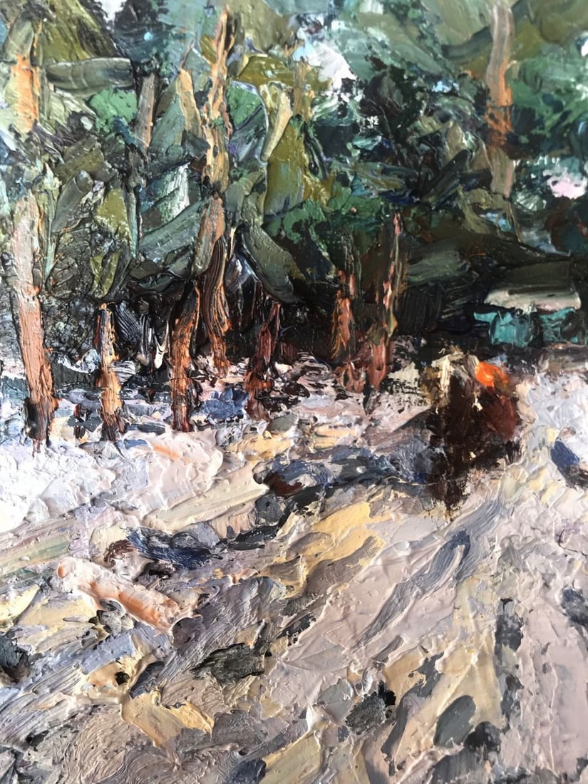 Oil painting Winter Sun Alexander Nikolaevich Cherednichenko - 4