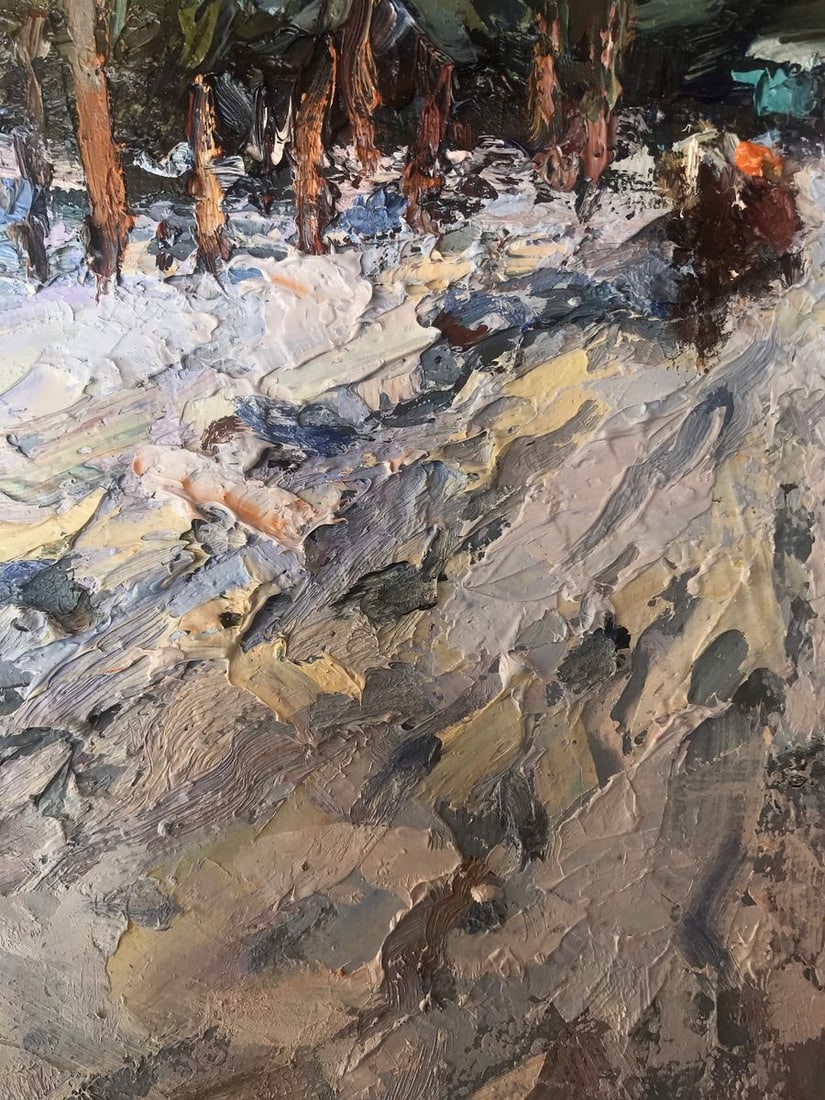 Oil painting Winter Sun Alexander Nikolaevich Cherednichenko - 5