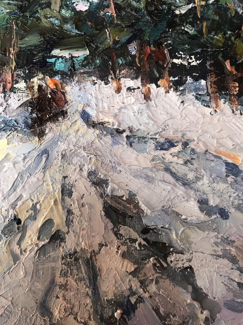 Oil painting Winter Sun Alexander Nikolaevich Cherednichenko - 7