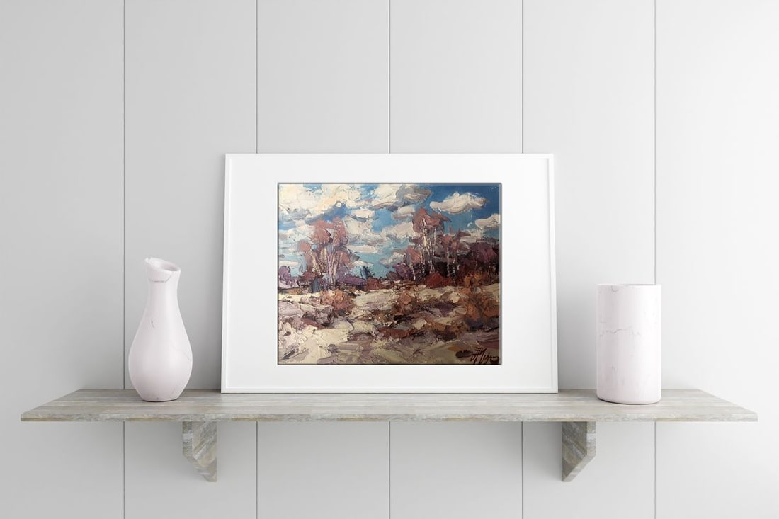 Oil painting Early Spring Alexander Nikolaevich Cherednichenko - 2