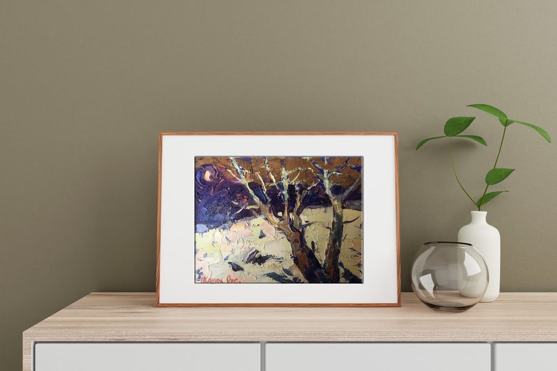 Oil painting The Monthly Night Kalenyuk Oksana - 2