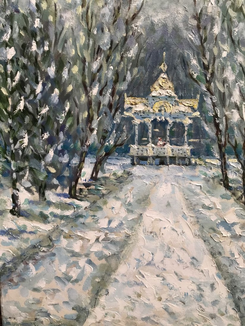 Oil painting Sumy gazebo Shapoval Ivan Leontyevich - 10