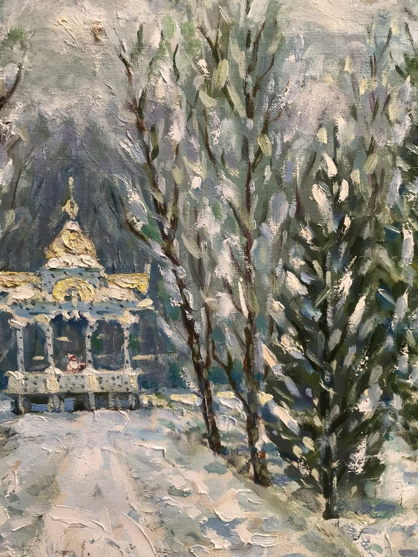 Oil painting Sumy gazebo Shapoval Ivan Leontyevich - 6
