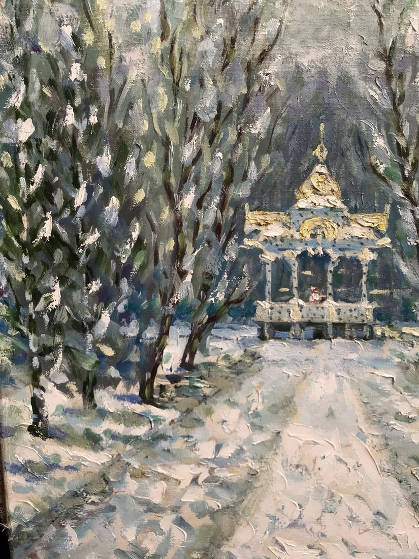 Oil painting Sumy gazebo Shapoval Ivan Leontyevich - 7