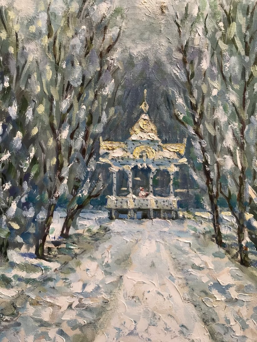 Oil painting Sumy gazebo Shapoval Ivan Leontyevich - 8