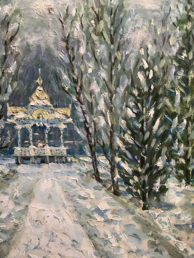 Oil painting Sumy gazebo Shapoval Ivan Leontyevich - 9