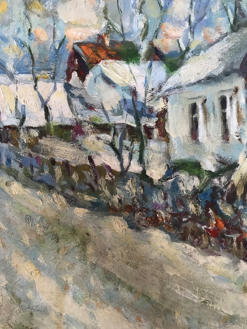 Oil painting A snowy day Shapoval Ivan Leontyevich - 11