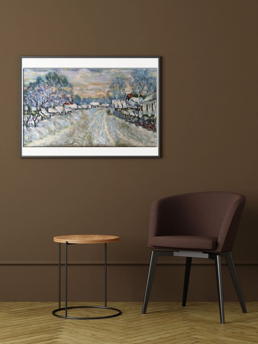 Oil painting A snowy day Shapoval Ivan Leontyevich - 3