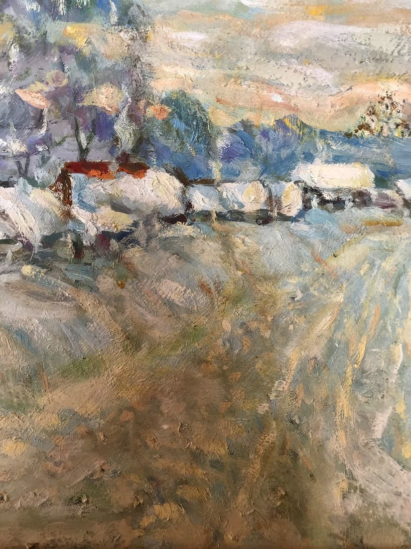Oil painting A snowy day Shapoval Ivan Leontyevich - 7