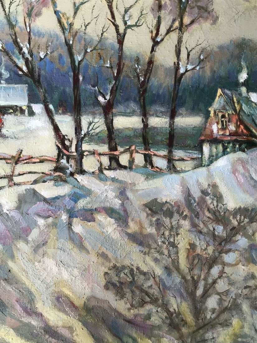 Oil painting Winter day Shapoval Ivan Leontyevich - 10