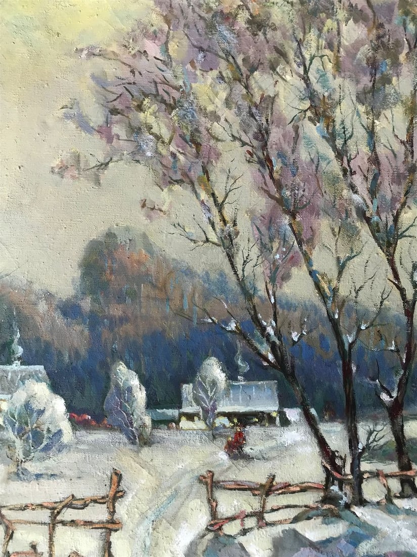 Oil painting Winter day Shapoval Ivan Leontyevich - 6