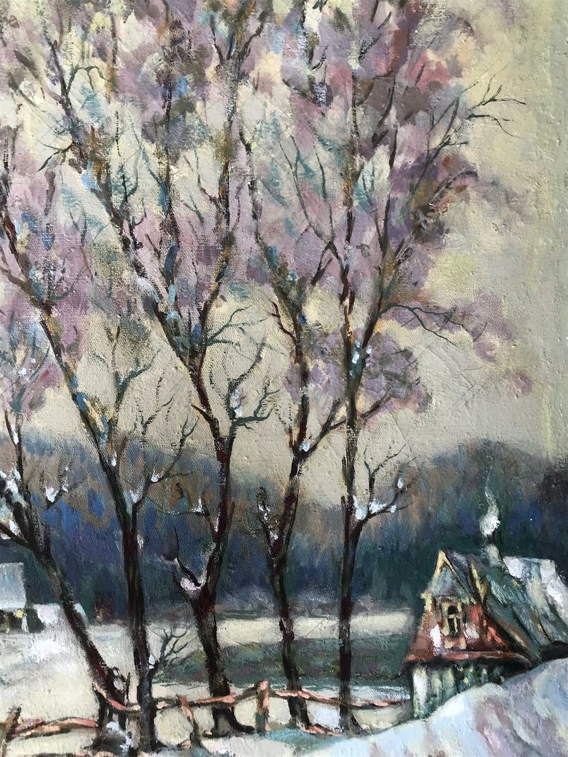 Oil painting Winter day Shapoval Ivan Leontyevich - 7