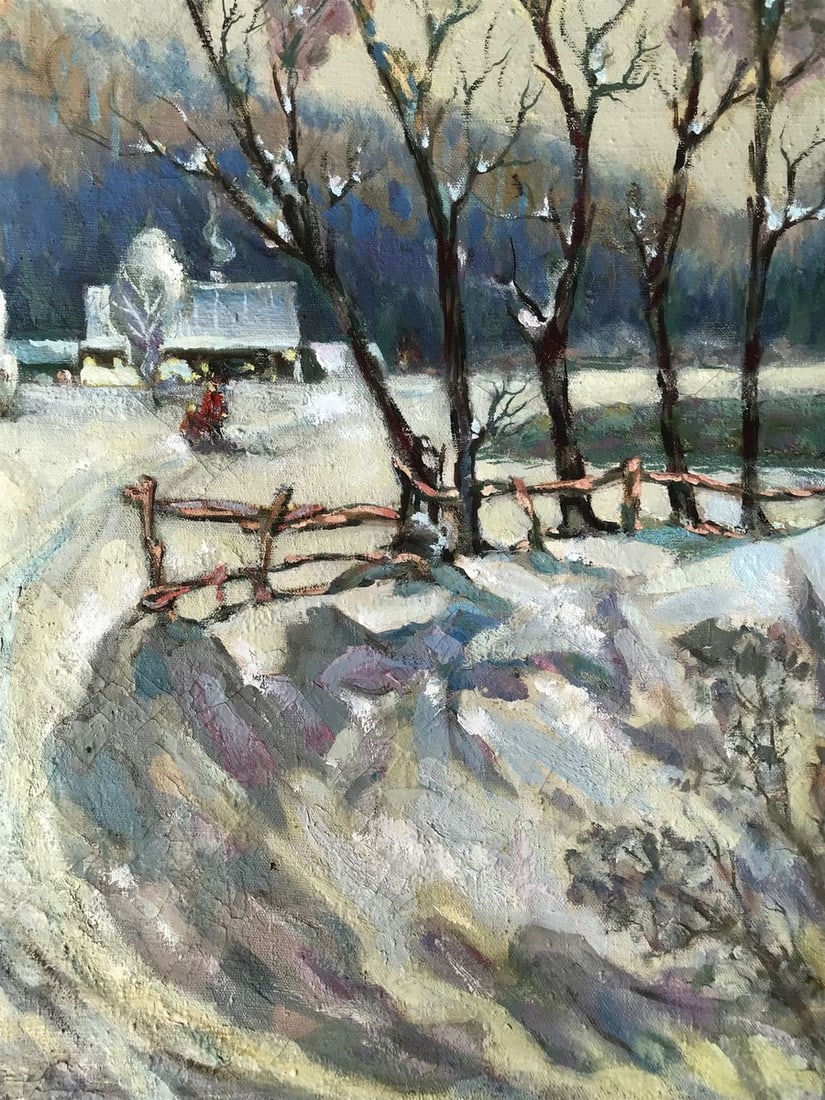 Oil painting Winter day Shapoval Ivan Leontyevich - 9