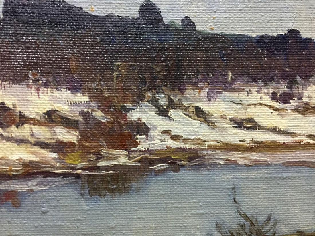 Oil painting Spring gray day Chernyshevsky Petr Akimovich - 5