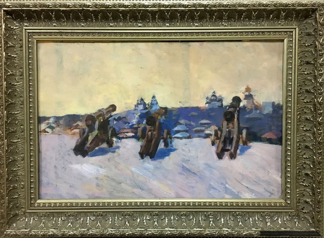 Oil painting Central park (1 of 9)