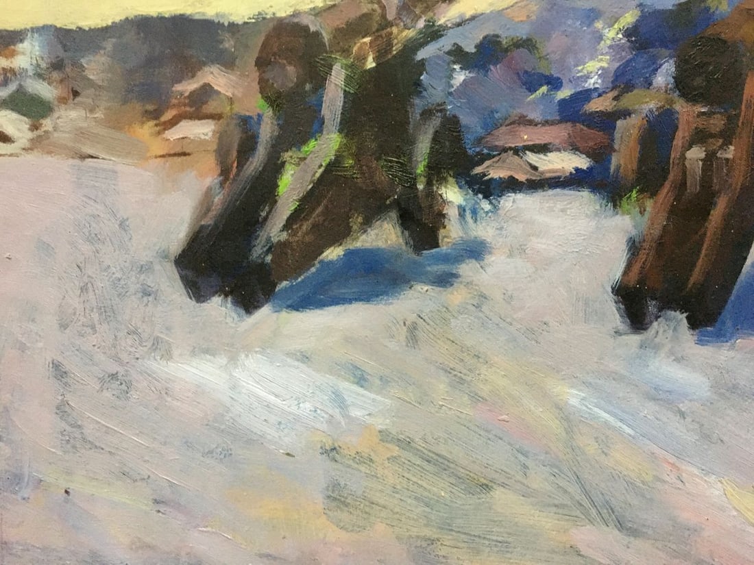 Oil painting Central park - 2