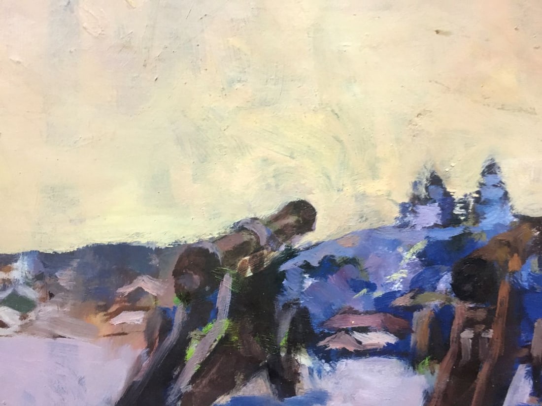 Oil painting Central park - 3