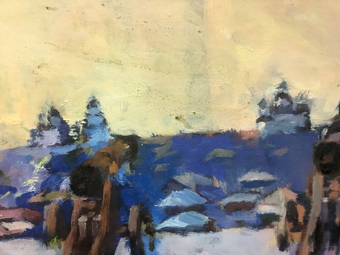Oil painting Central park - 4