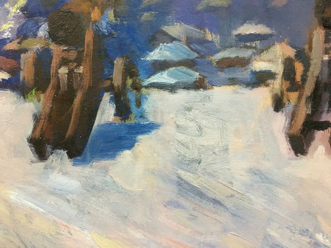 Oil painting Central park - 5