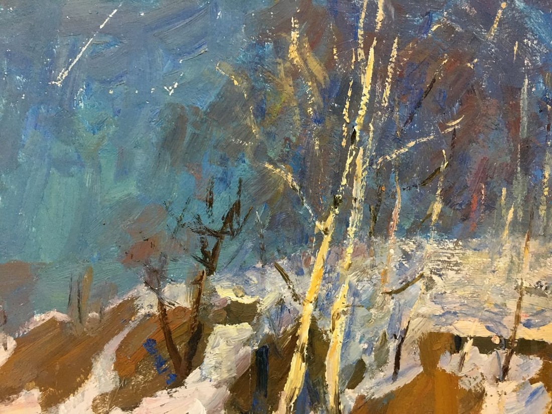 Oil painting Sunny winter Petrashevsky Stanislav Vasilievich - 3