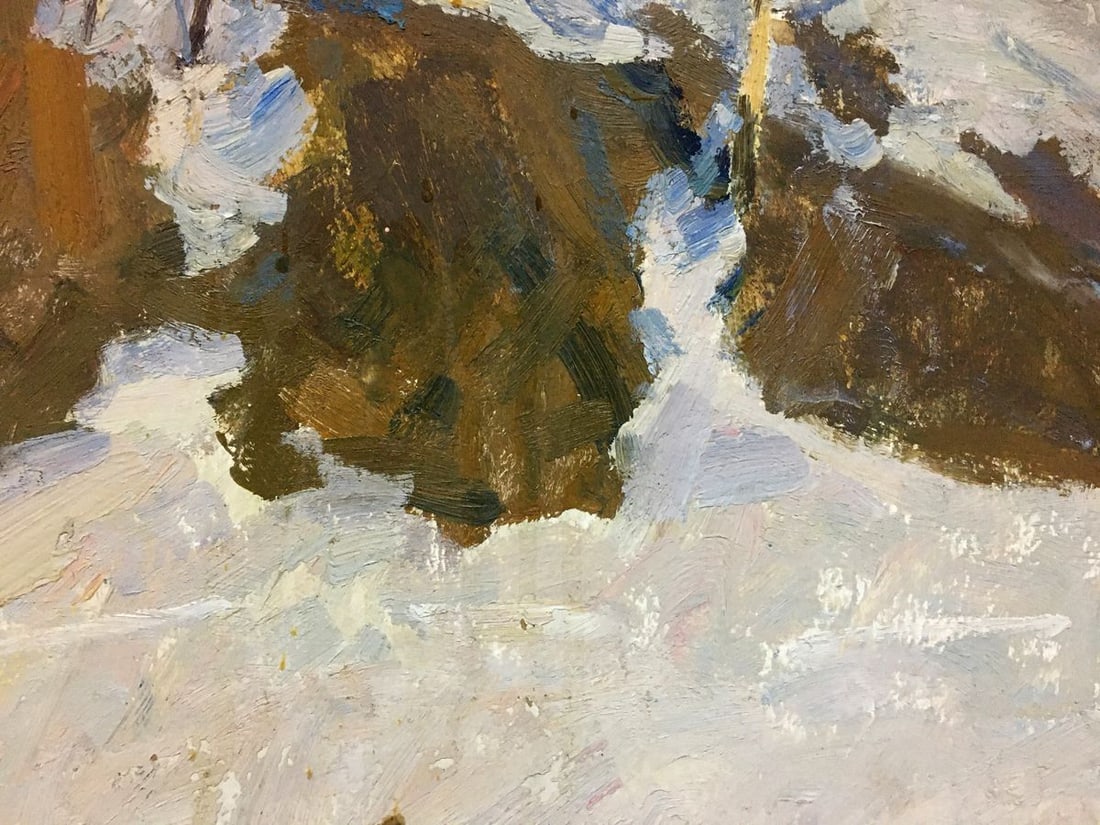 Oil painting Sunny winter Petrashevsky Stanislav Vasilievich - 5