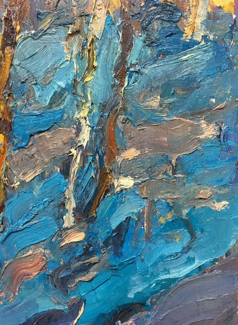 Oil painting Blur in the forest Dupliy Sergey Alexandrovich - 7
