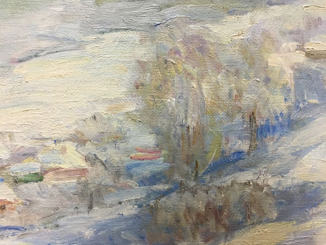 Oil painting Winter landscape Naumova Tamara Sergeevna - 5