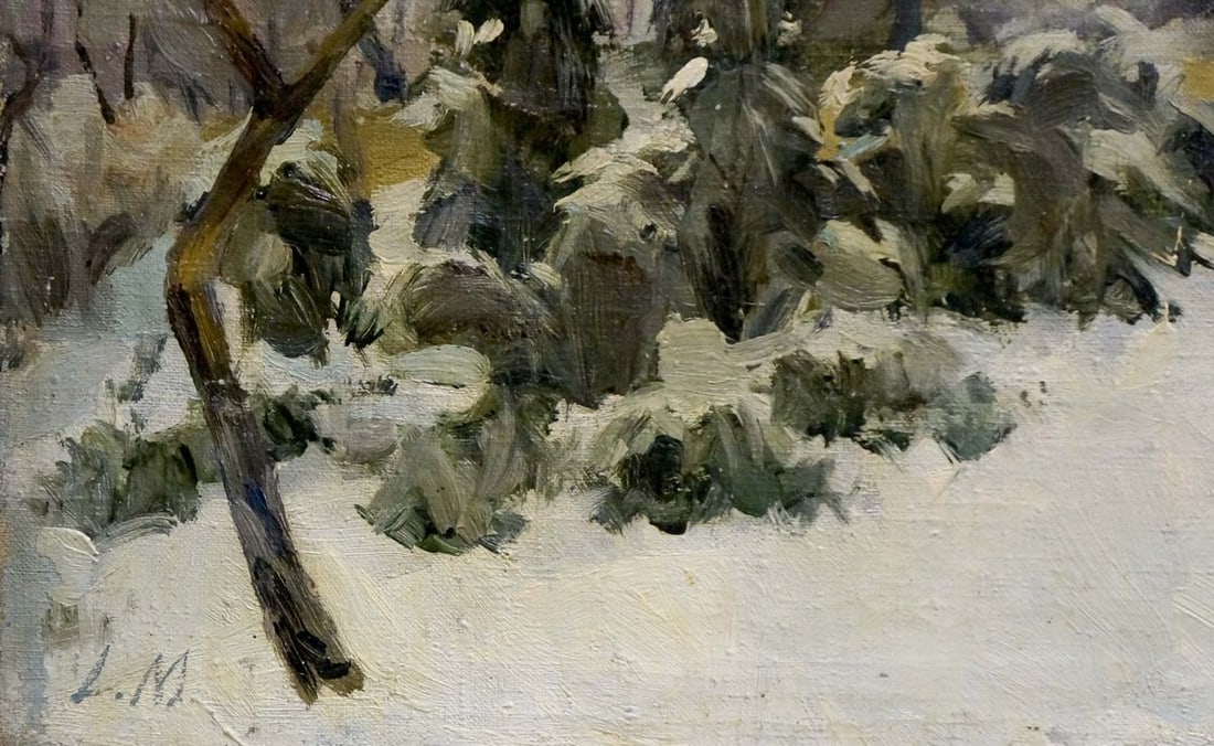 Oil painting Winter - 3