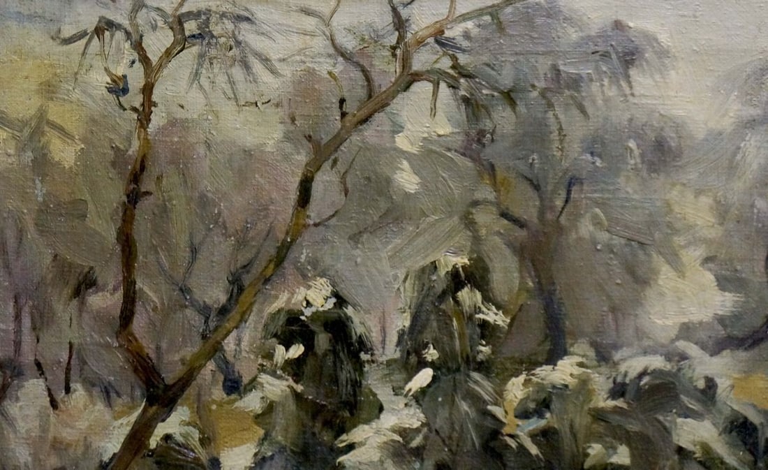 Oil painting Winter - 4