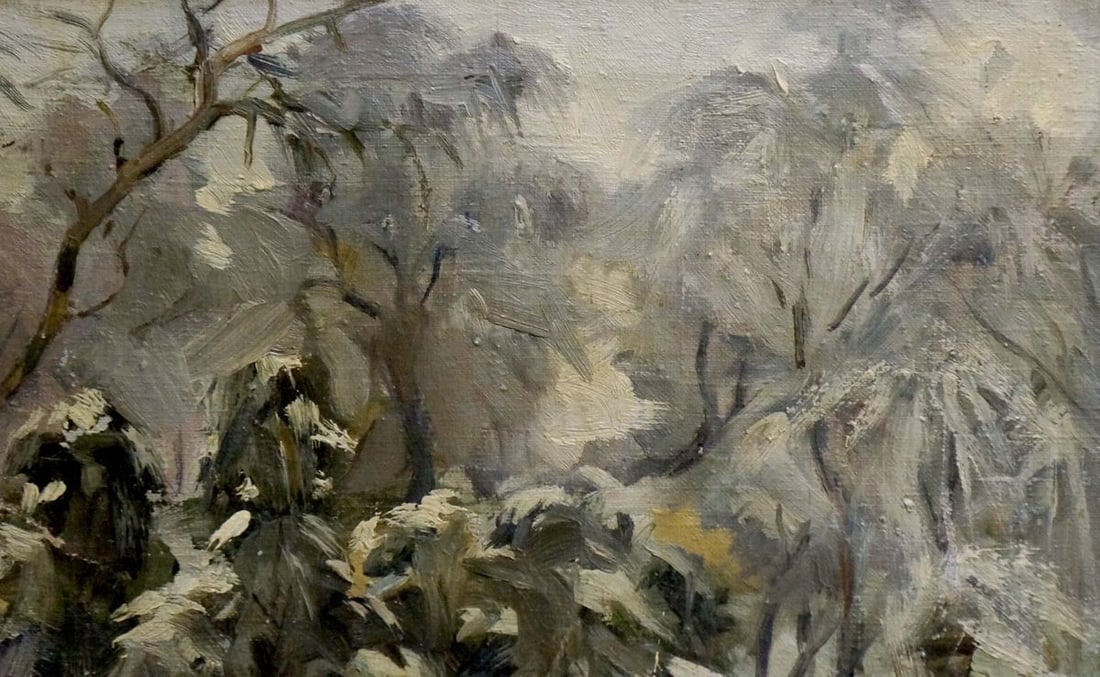 Oil painting Winter - 5