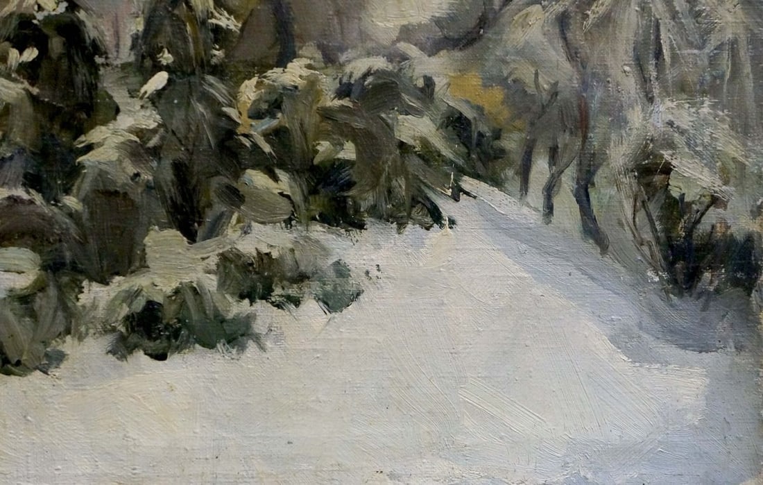 Oil painting Winter - 6