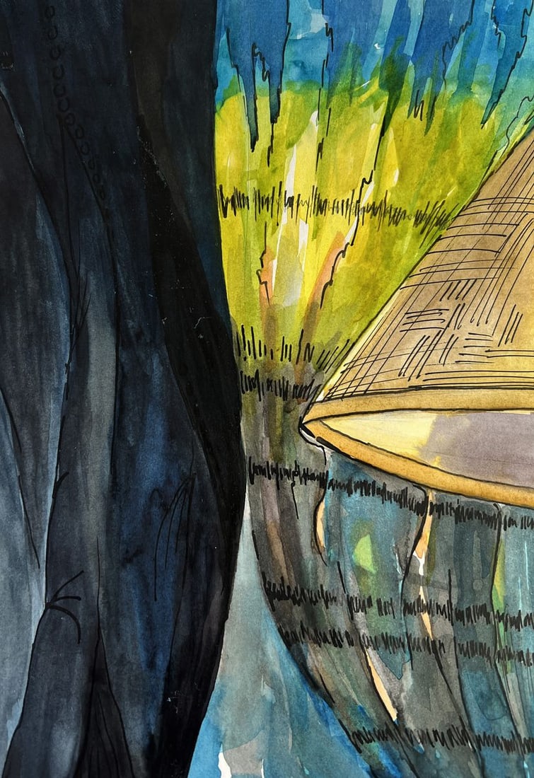 Watercolor painting Silent stories told by objects Ivanna Yanchuk - 5