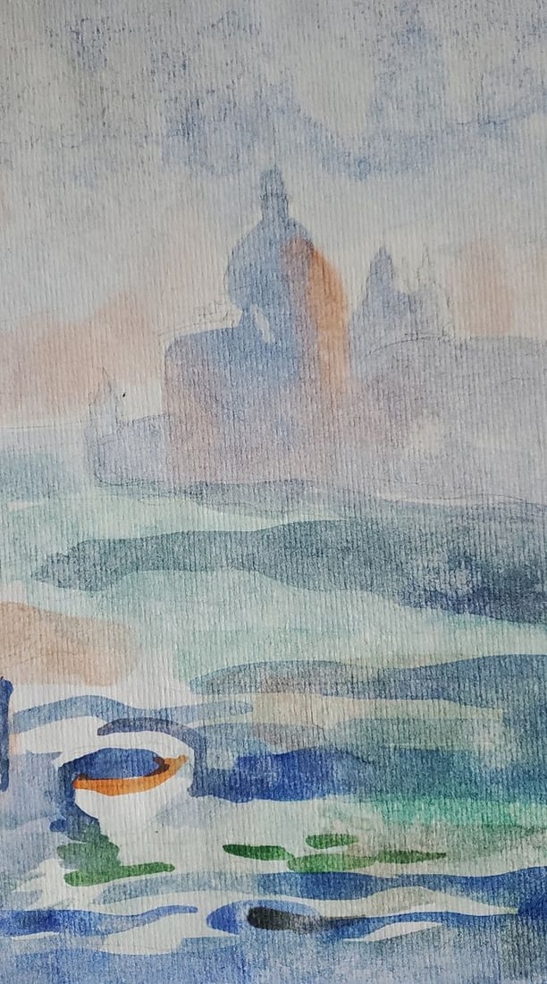 Watercolor painting Evening in Venice Daniil Litvinov - 5