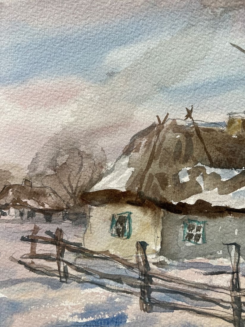 Watercolor painting Sunny morning V. Mishurovsky - 2