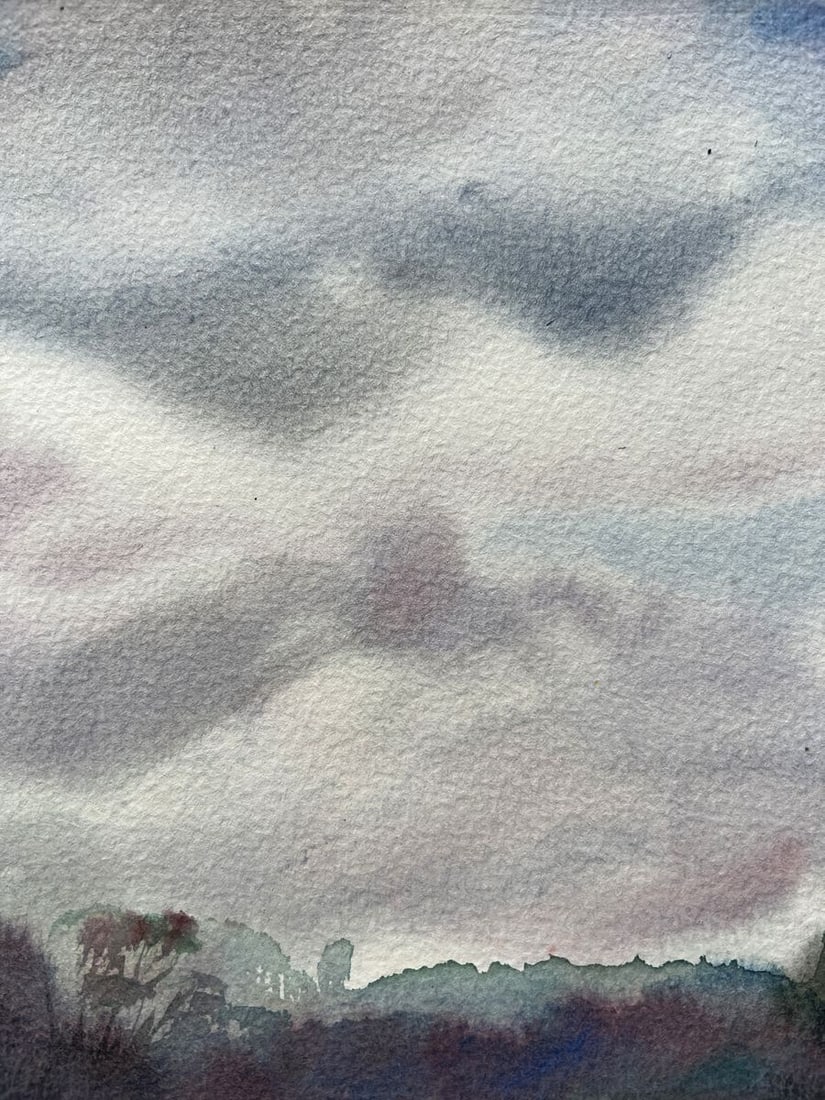 Watercolor painting Midsummer V. Mishurovsky - 2