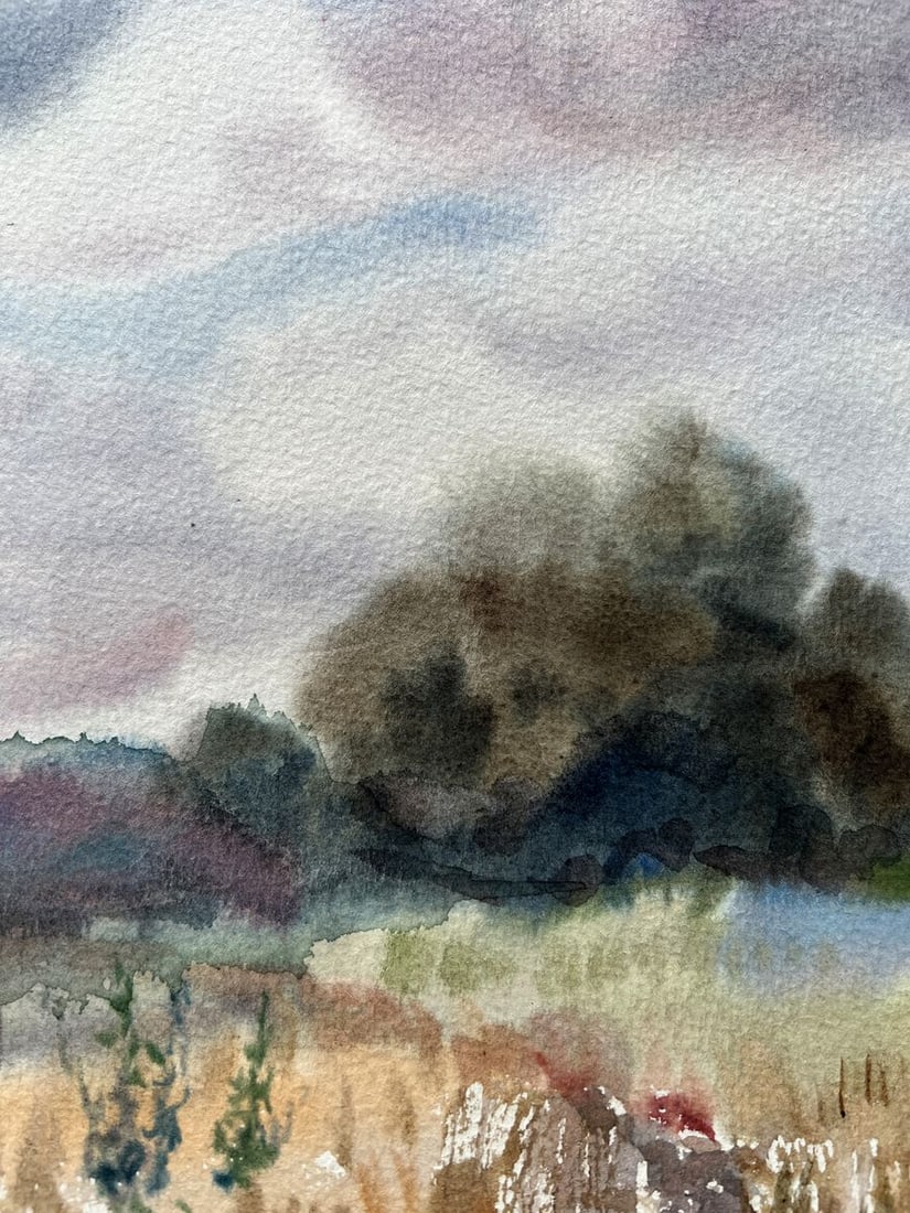 Watercolor painting Midsummer V. Mishurovsky - 4